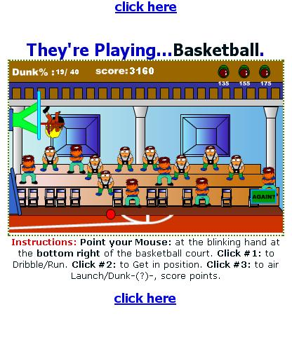 dunk basketball